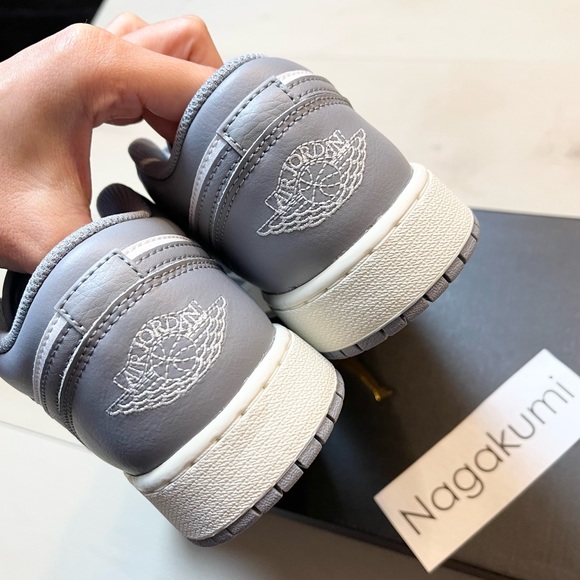 Nike air Jordan 1 Low stealth grey white shoes (rare drop) - Picture 4 of 4